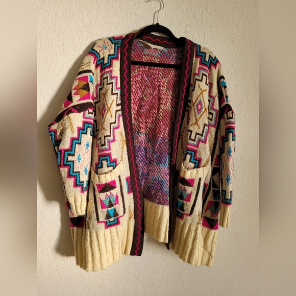 Jen's pirates booty southwest cardigan | size small - Picture 2 of 8